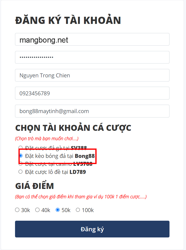 Đăng ký tài khoản Viva88 như thế nào?